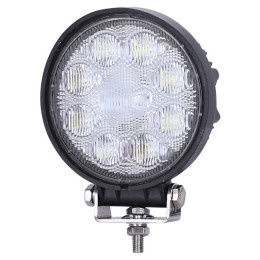 Светодиодная фара рабочего света PRO 27 Вт круглая (Flood)