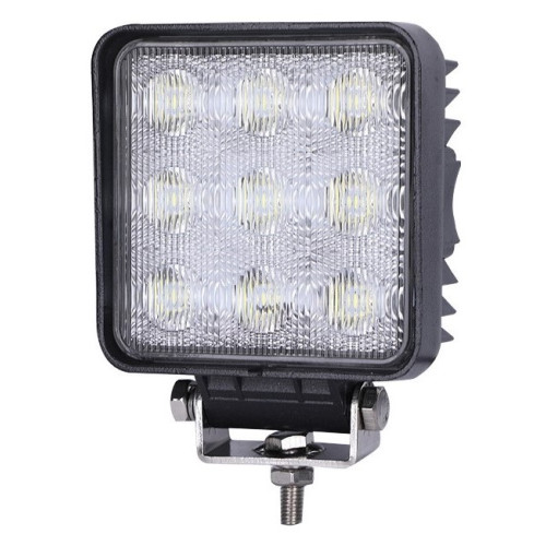 Светодиодная фара рабочего света PRO 27 Вт квадратная (Flood)