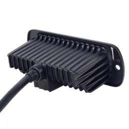 Светодиодная фара дополнительного света врезная 2020VF с проблесковым маяком