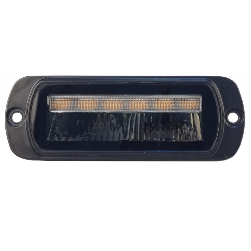 Светодиодная фара дополнительного света врезная 2020VF с проблесковым маяком