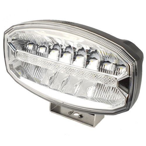 Светодиодная фара рабочего света овальная с ДХО 80 Вт комбо