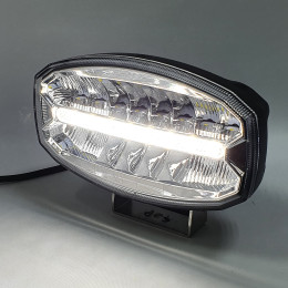 Светодиодная фара рабочего света овальная с ДХО 80 Вт комбо