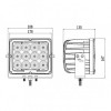 Светодиодная фара рабочего света PRO 120 Вт (Spot)