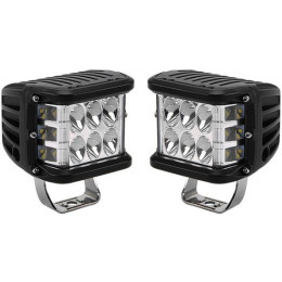 Светодиодные фары рабочего света 90 Вт с боковым засветом (комплект 2 шт, Combo) 