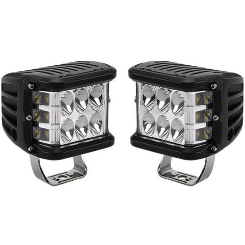 Светодиодные фары рабочего света 90 Вт с боковым засветом (комплект 2 шт, Combo) 