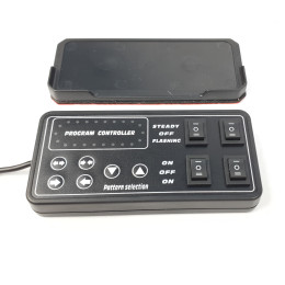 Светодиодная проблесковая балка B07AY 104 Вт с ПДУ 15 режимов