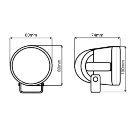 Светодиодная фара рабочего света 30 Вт mini (Spot)