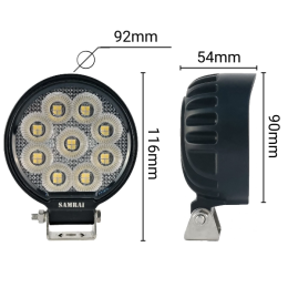 Светодиодная фара рабочего света 36 Вт Osram широкий луч 1336RF (EMC)