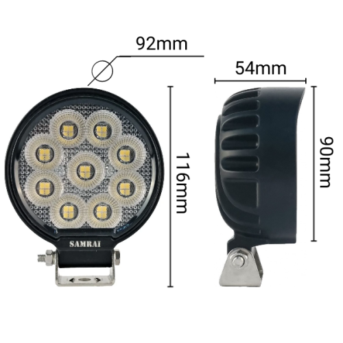 Светодиодная фара рабочего света 36 Вт Osram широкий луч 1336RF (EMC)