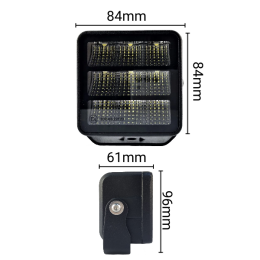 Светодиодная фара рабочего света 45 Вт Osram широкий луч SR-1545SF (EMC)