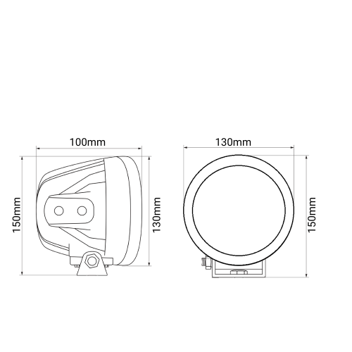 Светодиодная фара рабочего света PRO 45 Вт (Spot/Combo)