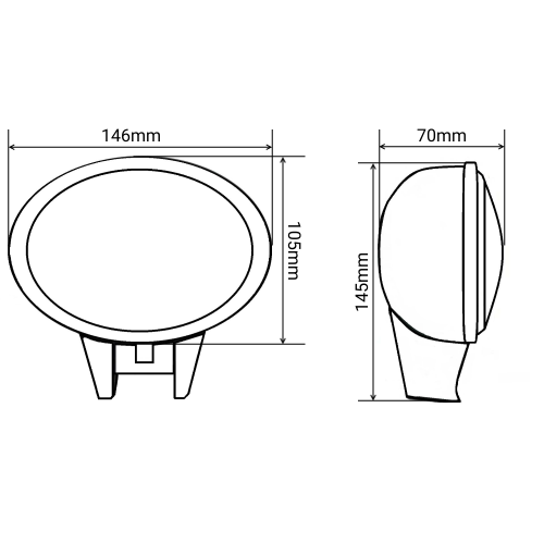 Светодиодные доп.фары 80 ватт с ходовыми огнями и верхним креплением, хром (комплект 2шт)