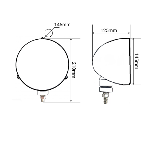 Светодиодные фары дополнительного света 120 Вт дальний/ближний (к-т)