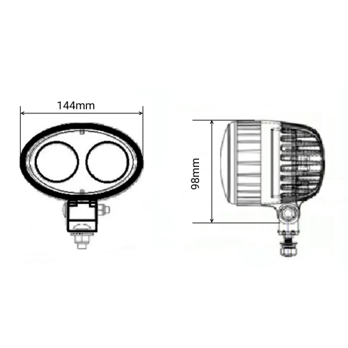 Фонарь маркерный светодиодный 6 Вт (Red Spot)