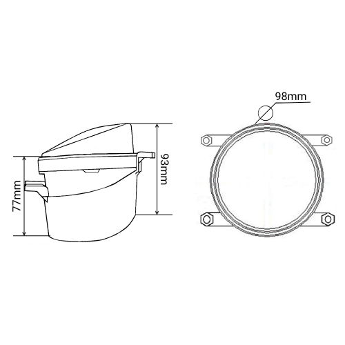 Светодиодные противотуманные фары 30 Вт (комплект) SR-T30W