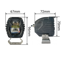 Светодиодные фары дополнительного света 90 Вт дальний/ближний (к-т)