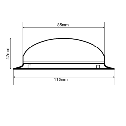 Светодиодный проблесковый маячок для погрузчиков M21P-110V