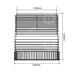 Светодиодный проблесковый маяк M26DB автономный