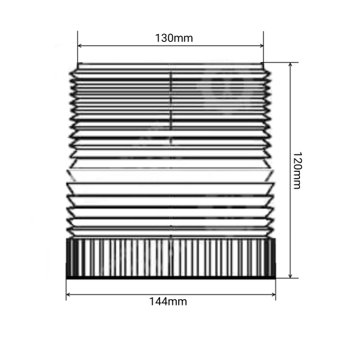 Светодиодный проблесковый маяк M26DB автономный