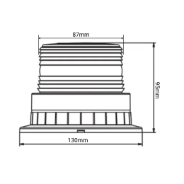 Светодиодный проблесковый маяк M2C