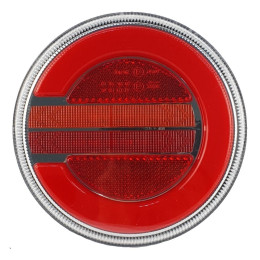 Светодиодный фонарь универсальный 7,8 Вт для прицепов круглый левый SR-09-R