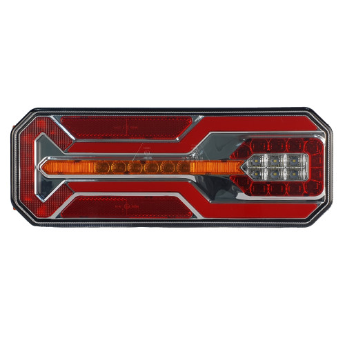 Светодиодный фонарь универсальный 10,6 Вт для грузовиков с подсветкой номера левый