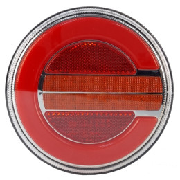 Светодиодный фонарь универсальный 7,8 Вт для прицепов круглый с поворотником правый