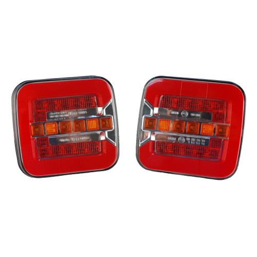 Светодиодные задние фонари беспроводные для прицепа (комплект 2шт) 