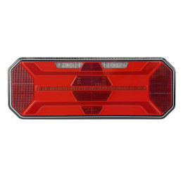 Светодиодный фонарь универсальный 19,2 Вт для прицепов левый (катафот ромб)