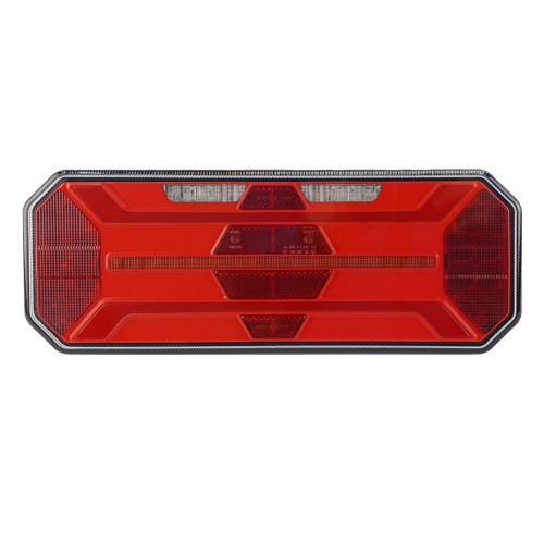 Светодиодный фонарь универсальный 19,2 Вт для прицепов левый (катафот ромб)