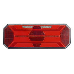 Светодиодный фонарь универсальный 19,2 Вт для прицепов правый (катафот ромб)