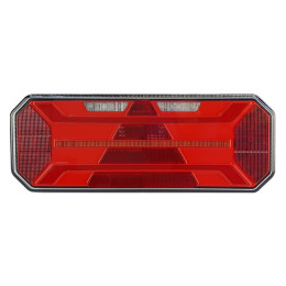 Светодиодный фонарь универсальный 19,2 Вт для прицепов левый (катафот треугольник)